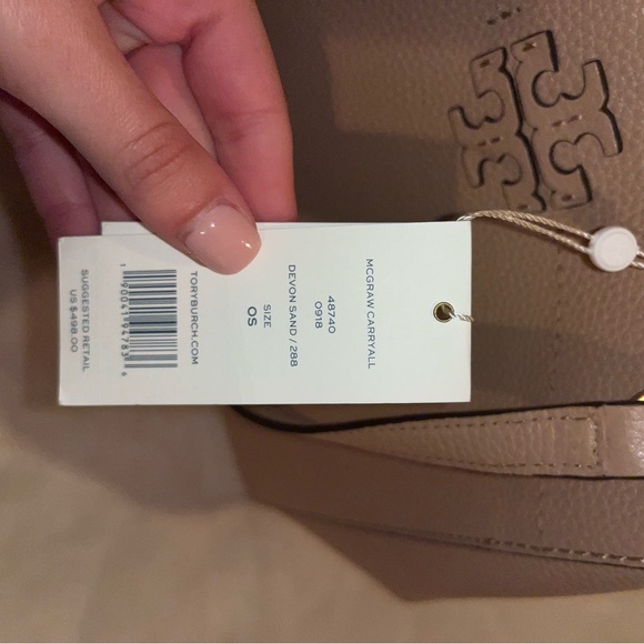 NEW Tory Burch McGraw Carry All - Picture 6 of 6